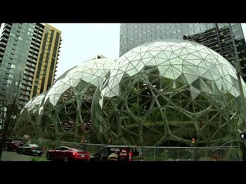 Amazon Unveils 'Spheres' Green Space In Seattle