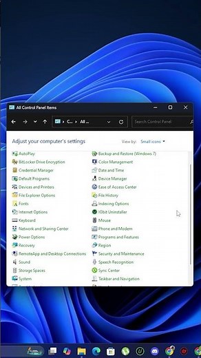 How to Quickly Open Control Panel in Windows 11