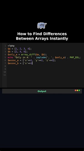 How to Find Differences Between Arrays Instantly #arraydiff
