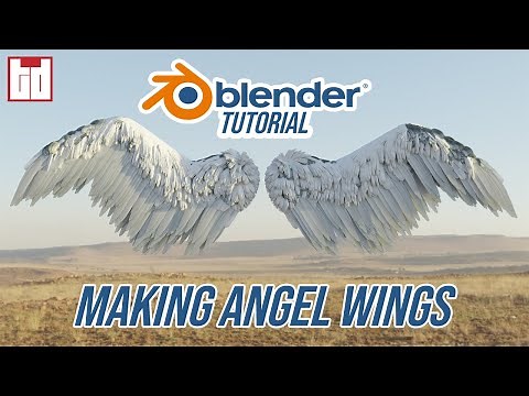 How to make Angel Wings in Blender 2.9 - TUTORIAL