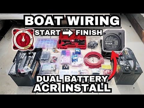 Dual Battery ACR Install Boat Wiring: Beginners Edition
