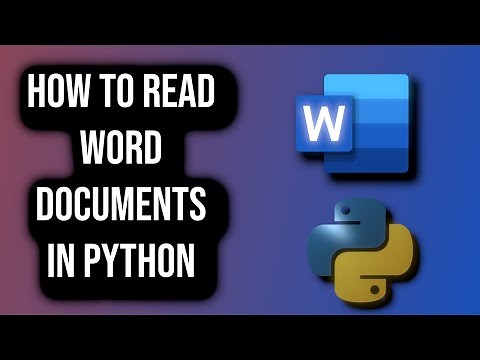 How To Read Word Documents In Python