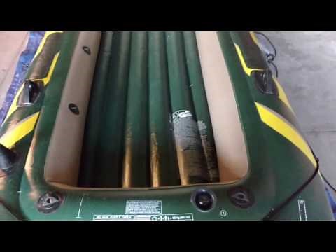 How to Make a Wood Floor for an Inflatable Boat - Intex Airhead Excursion Seahawk
