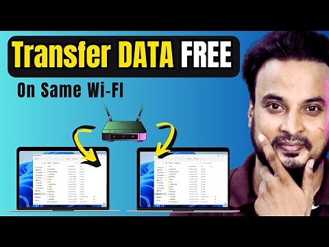 Share Files Between Two Computers on the Same WiFi Network FREE (2025 NEW)