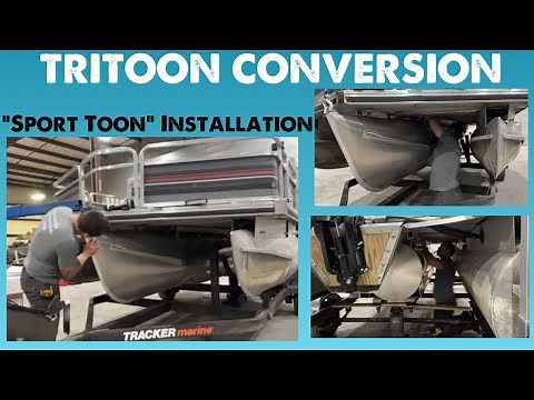 Pontoon to Tritoon Conversion - Sport Toon Install