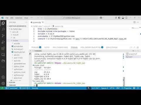 Build Your First PyQt6 App with VS Code | Step-by-Step Python GUI Tutorial for Beginners