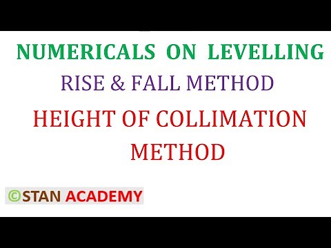 Problem on Levelling No 1 - Rise & Fall Method and Height of Collimation Method
