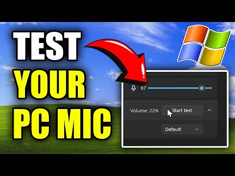 How to TEST your Microphone on PC Settings (Best Method)