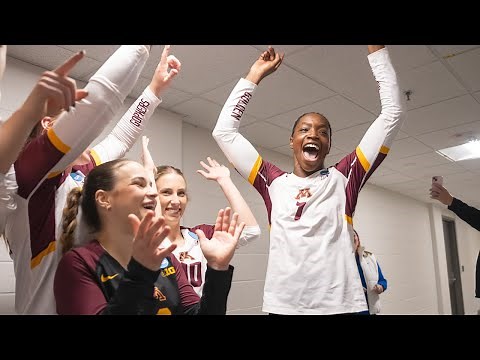 Highlights: Gopher Volleyball Wins NCAA Opener Over Western Kentucky