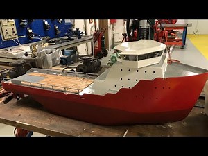 Rc supply boat build! Build from scratch!