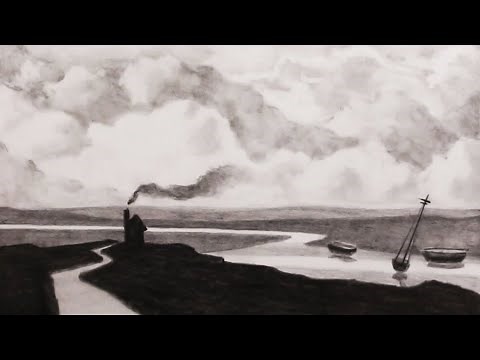 How to Draw a Landscape for Beginners: Atmospheric Perspective Pencil shading