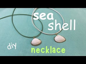EASY Seashell Necklace FAST!🐚🤯❤️ (Beginner Jewelry DIY)