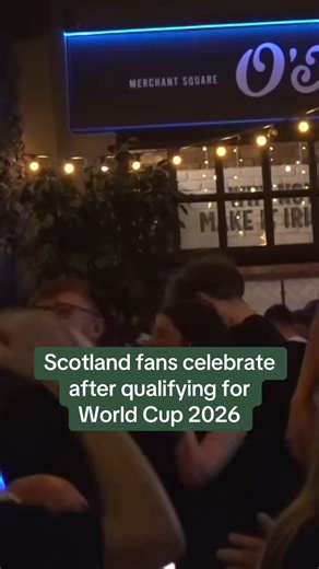 Scotland fans celebrate after qualifying for World Cup 2026 #scotland #worldcup #football | Mirror Football