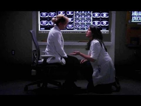 Calzona S09E18 Scene 4&5 Arizona in pain.Callie helps