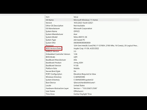 How to Find Your BIOS Version in Windows 11