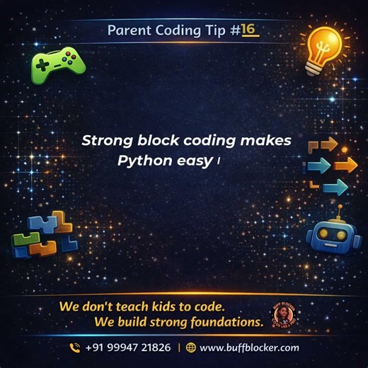 Strong Block Coding Makes Python Easy Later