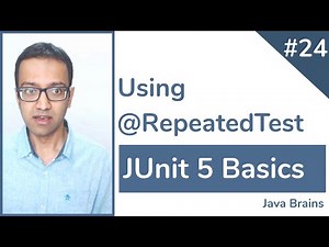 JUnit 5 Basics 24 - Using RepeatedTest