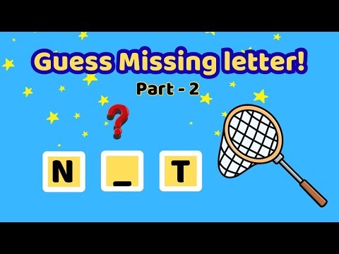 3 Letter Words with Vowel E 🎉 | Guess the Missing Letter 🧠 | CVC Words for Kids
