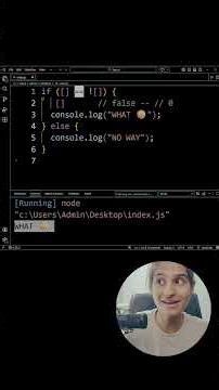 JavaScript if([] == ![]) Explained | Crazy Equality Trap 🤯