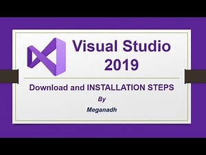 Visual Studio 2019 Installation