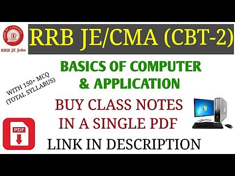 BASICS OF COMPUTER CLASS NOTES PDF