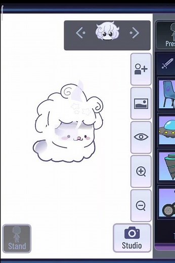 what a cute sheep hack in gacha club 🥰