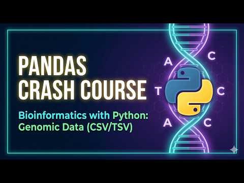 13. Bioinformatics with Python: Pandas Crash Course for Genomic Data (CSV/TSV)