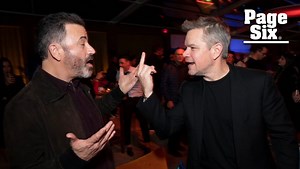 Matt Damon continues ‘feud’ with ‘a–hole’ Jimmy Kimmel: ‘He’s a terrible human’