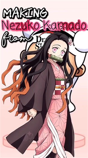 Making Nezuko Kamado From Demon slayer in Avatar World #avatarworld #demonslayer