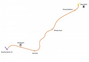 Delhi Metro Airport Express Line Route Map (HD), Stations, Timings, Nearby Attractions, Fare