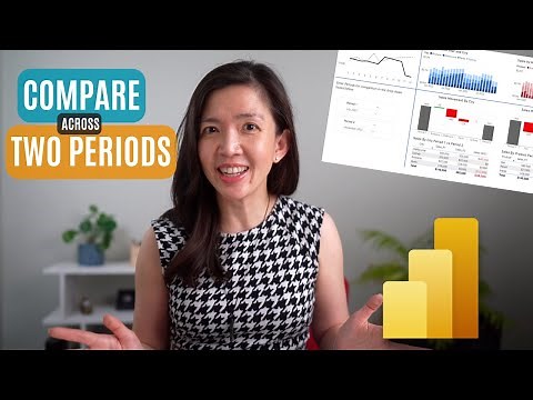 Power BI Report Data Model to Easily Compare Across Two Periods with Simple Waterfall Chart & Tables