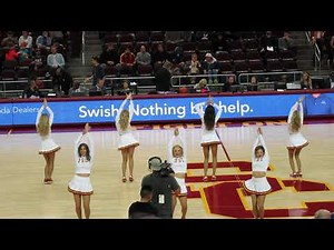 USC Song Girls - Halftime performance USC vs Arizona State 1/22/2017