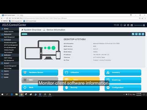 ASUS Control Center (ACC) Interface Introduction; Corporate Stable Model (CSM) Program - V1