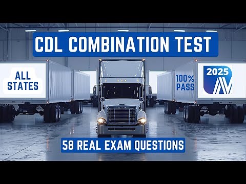 CDL Combination Practice Test 2025 For All states