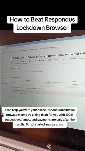 How to beat Respondus Lockdown Browser #unstoppable #challenge #song #proctored