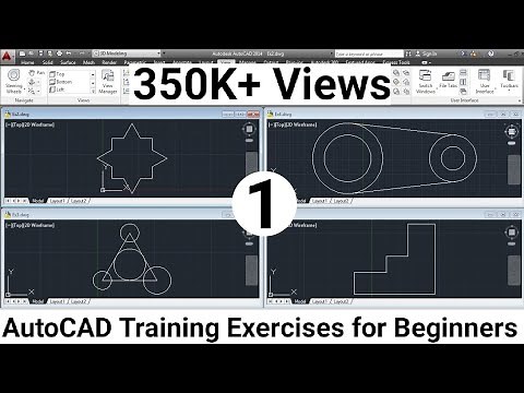 AutoCAD Training Exercises for Beginners - 1