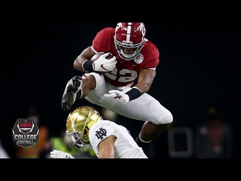 INCREDIBLE Najee Harris hurdle highlights Alabama TD drive vs. Notre Dame | College Football Playoff