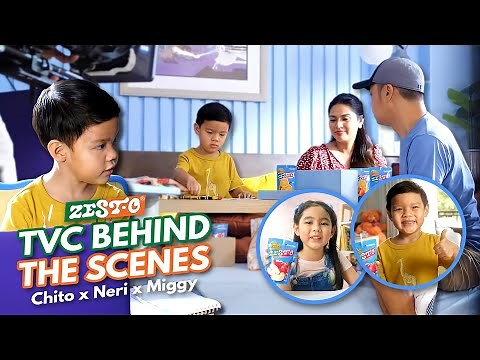 Zest-O TV Commercial Behind The Scenes | Chito, Neri & Miggy