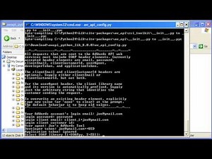 Getting Started with the AdWords API Python Client Library