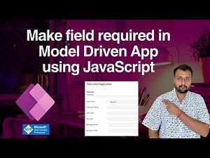 Required Field Validation in Model Driven App using Javascript