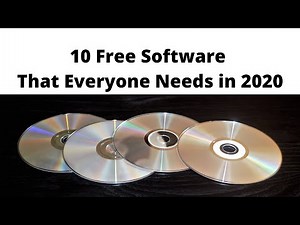 10 Free Software That Everyone Needs in 2020