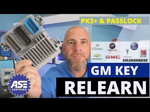 HOW TO PROGRAM KEY FOR GM/CHEVY ANTI-THEFT - ECU REPLACEMENT PK3+ / PASSLOCK