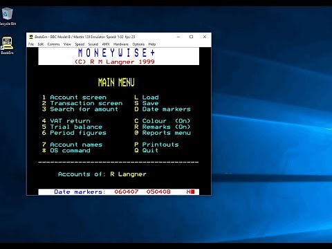 Running BBC ROMS in an emulator on Windows
