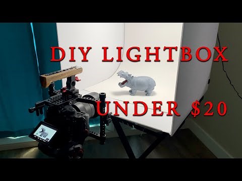DIY LIGHTBOX FOR PRODUCT PHOTOGRAPHY