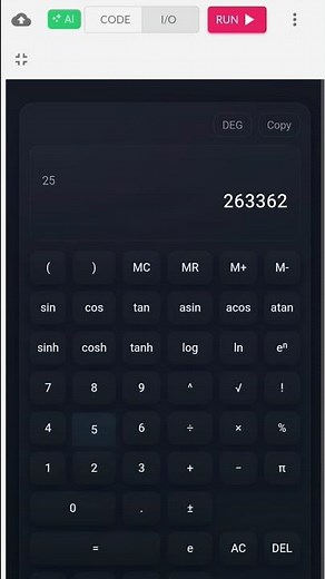🔢 Scientific Calculator using HTML CSS JavaScript | Full Project 🚀 #shorts