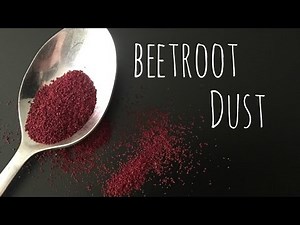 Beetroot Dust // Dehydrator // Garnish // Vegan // Breaking Chegan