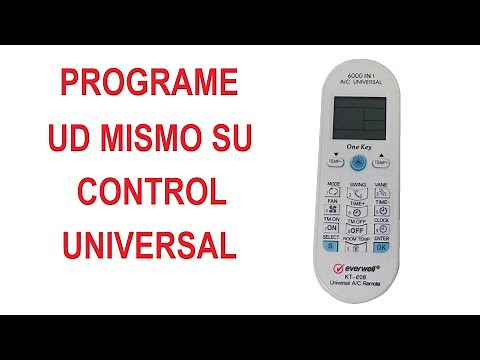COMO PROGRAMAR UN CONTROL REMOTO UNIVERSAL