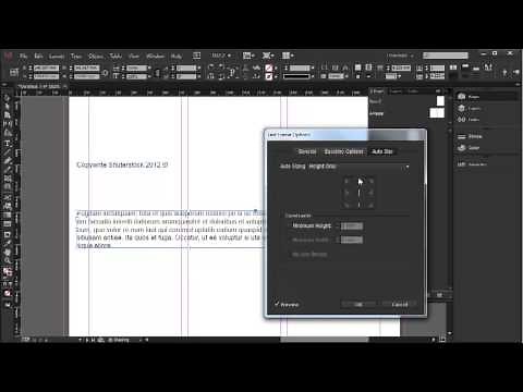Fitting text frames to content - InDesign CC Tutorial [12/20]