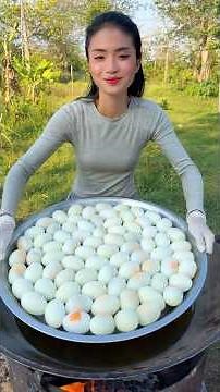 Cooking yummy deep fried egg braised recipe