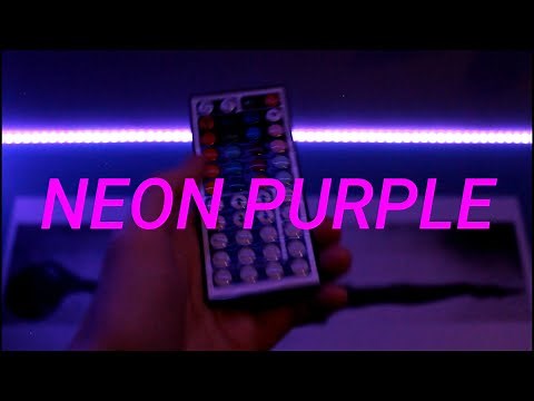 How to make NEON PURPLE on LED Light Strips! (Custom DIY Light Strip Colors #41)